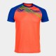 CAMISETA M/C ELITE X CORAL FLUOR ROYAL