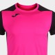 CAMISETA M/C RECORD II ROSA FLÚOR NEGRO