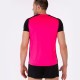 CAMISETA M/C RECORD II ROSA FLÚOR NEGRO
